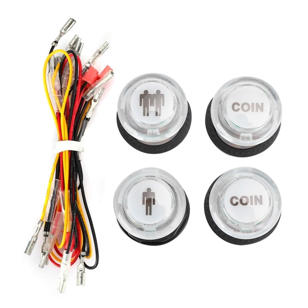 Plastmaskinvare DIY Arcade Game Joystick Button Wire Kit Fighting Special Configuration