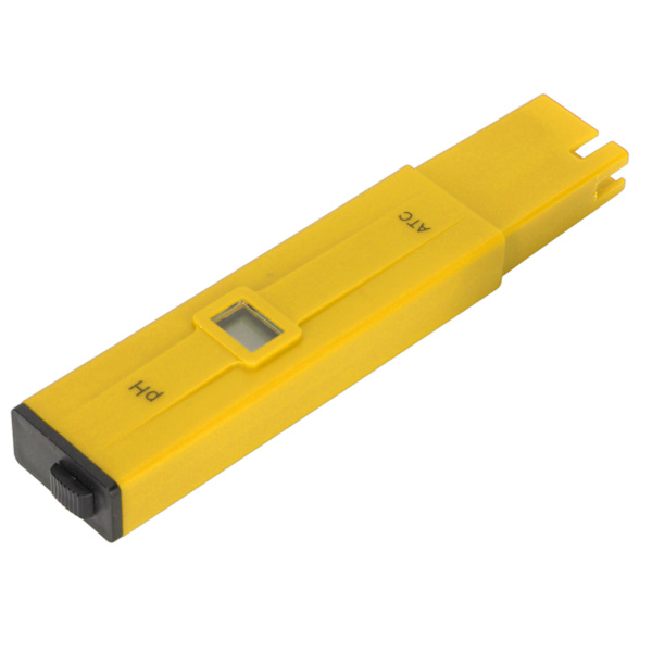 PH-meter Digitalt display Lille fejl 0,0 til 14,0 pH måleområde ABS PH-pen til akvarier Laboratorium Gul Sort