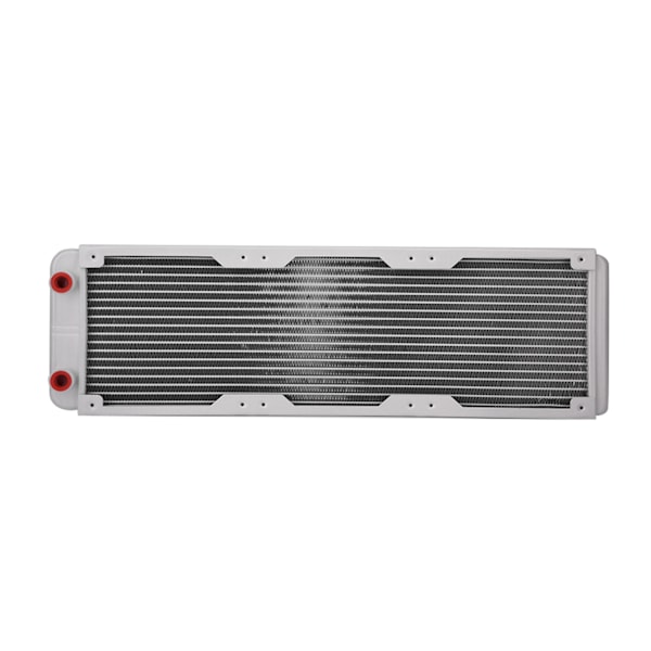 Aluminium Radiator Värmeväxlare Dator Vattenkylning Vätskekylare Vit (360mm)