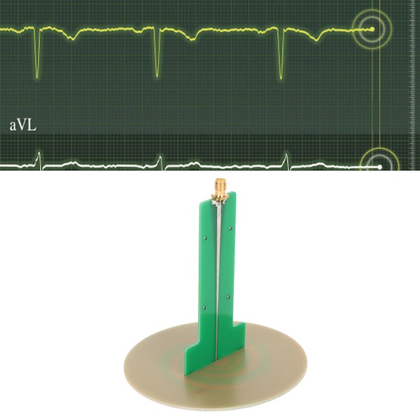 0,8‑8,5GHz Ultrabredbånds Cirkulær Polariseret Antenne 3‑6dBi Isometrisk Helikal Spiralantenne Venstre Cirkulært Polariseret