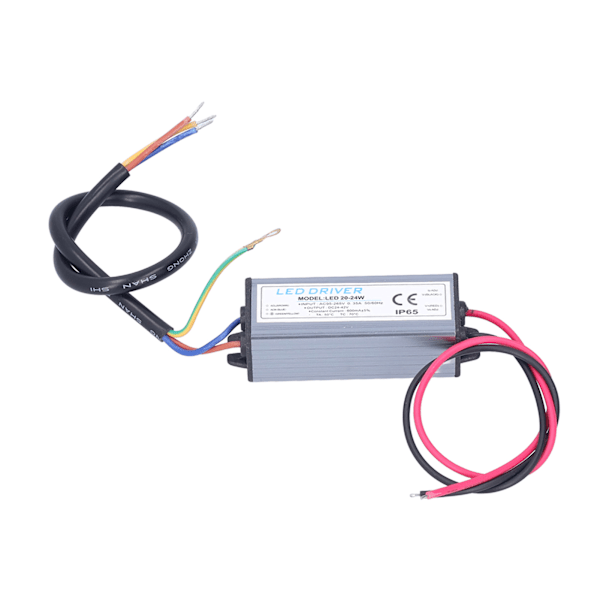 LED-driver IP65 Vanntett Torden Automatisk Beskyttelse Værbestandig Hus LED-transformator