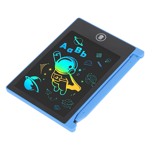 Mini LCD-ritplatta Vattentät 4,5 tum Radera Återanvändbar Elektronisk Ritplatta Doodle Board för 3-6 år
