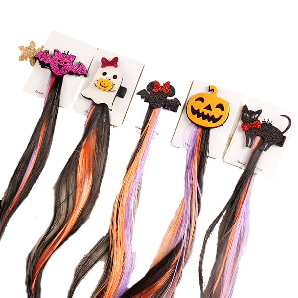 Halloween Håraccessoarer, Utsökt Design För Flickors Utklädningsmaterial, Partykostymer Och Underbar Julklapp, 5 st Med Kvalitetsband,