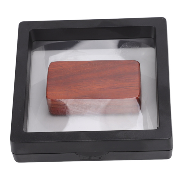 Fidget Slider Röd Sandelträ Stress Relief Graverad Fingertip Fidget Slider Leksak för Kontor