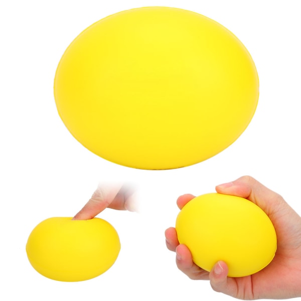 2 stk Silikon Grip Ball Hånd Finger Styrke Trening Massasje Terapi Stress Relief