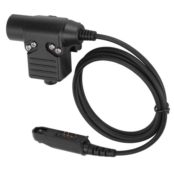 U94 PTT-adapter headset-tilbehør PU strekkfast ledning PTT for UV9R PLUS for UVXR for BF9700