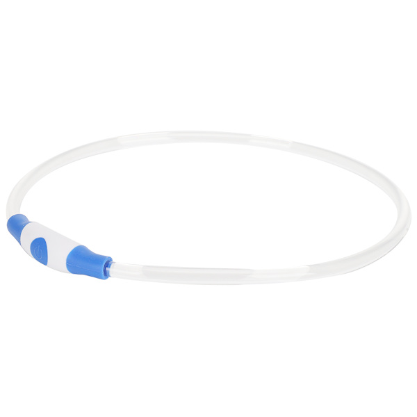 Lemmikkikoiran ladattava LED-valohihna USB-latauskaapelilla, lisävaruste sininen