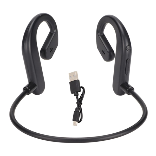 QLS7 Open Ear Bluetooth-hodetelefoner Trådløse Bone Conduction-hodetelefoner for Jogging Løping Fotturer Sykling