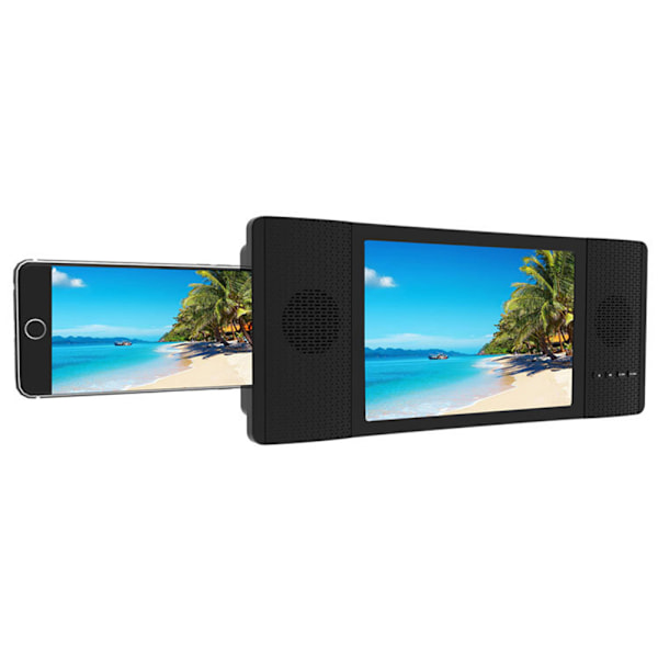 14\" Skärmförstorare för Smartphone, Ögonskydd med Vikbar Design & Höjdjusterbart Ställ, 3D HD Strålningsreducerande Skärmförstärkare för Alla