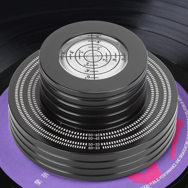 LP Vinyl Plade Vægt Stabilisator Pladespiller Disk Klemme med Høj Præcision Gradienter