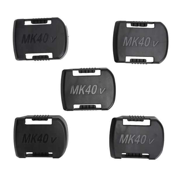 5 stk. Lithium Batteriholder ABS LiIon Batterimonterings Oppbevaringsspor for Makita 40V