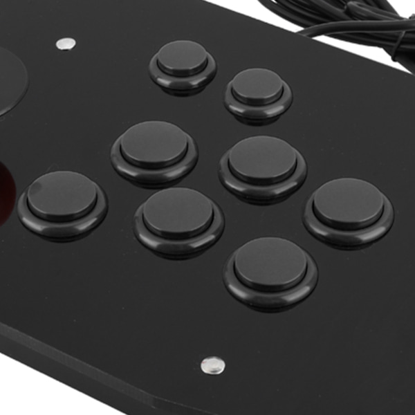 Arcade Rocker Game Joystick 8-knappars spelhandkontroll (svart)