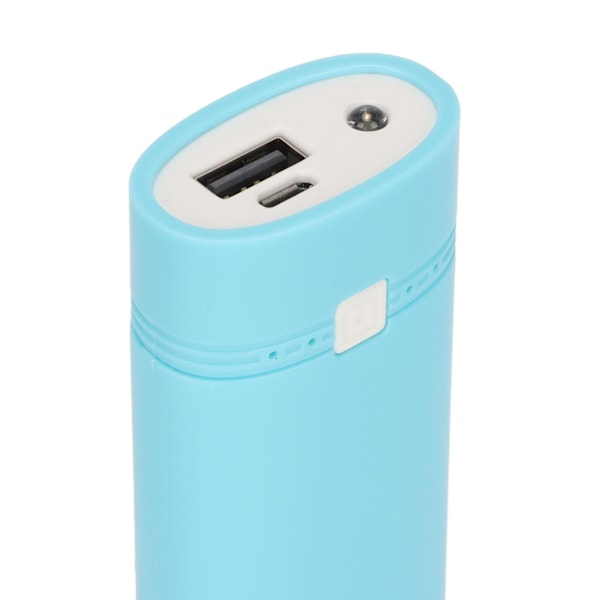 Universell DIY USB Power Bank Box 2x18650 Batteriladdare Power Bank Skal för SmartphoneBlå