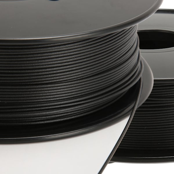 Kulfiber PETG Filament 1,75mm Sort PETG CF 3D Print Filament Letvægt Høj Styrke til FDM 3D Printer