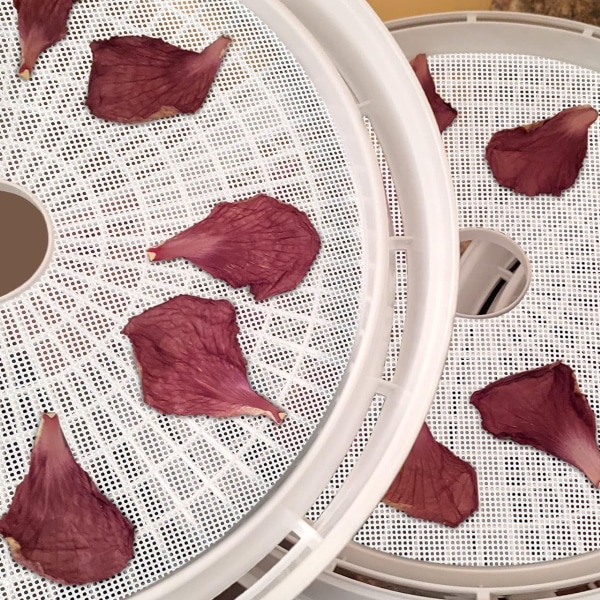 8 stk. runde silikonedehydratorplader, 13 tommer non-stick frugtdehydratormåtter, genanvendelig dampmåtte netark til frugttørrer (8, 13x13 tommer)
