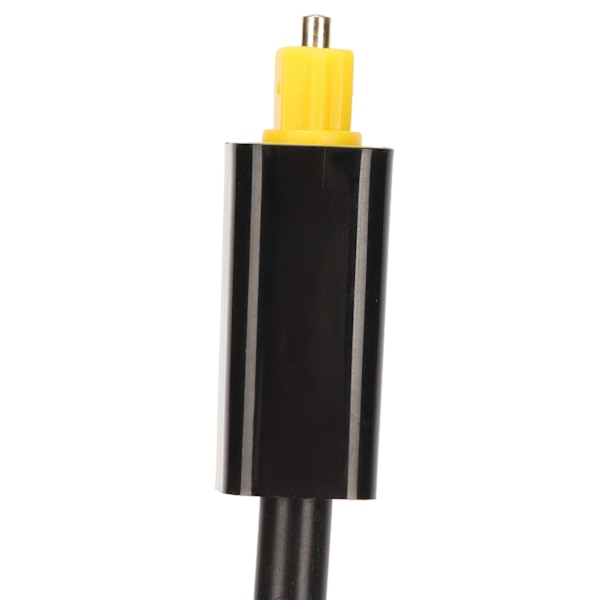 Optisk kabelsplitter 1 inn 2 ut Surround Sound Digital Optisk Fiber Lydkabel for DVD CD-spiller Datamaskin Forsterker Svart