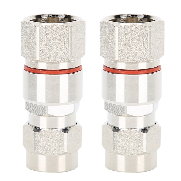 2 st N-hane RF-koaxialadapter N-typ kontaktkabelantennanslutning för 1/2'' radio