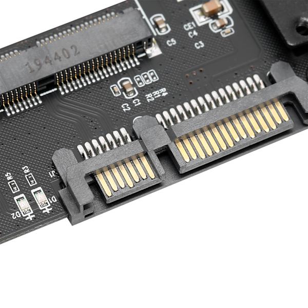 Adapterkort MSATA til SATA3.0 SSD Harddisk til 6Gbps Interface Transmisson Udvidelseskort