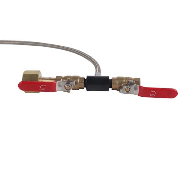 CGA-320 CO2-sylinderoverfyllingsadapter med slange for påfylling av brusbeholder 36\" med måler