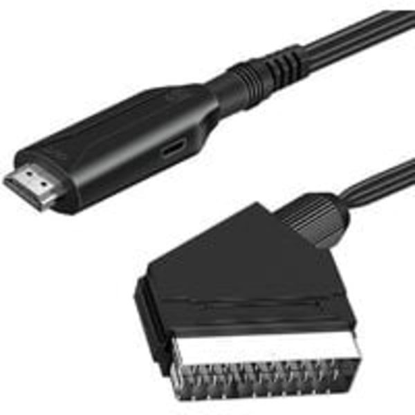 Scart-HDMI-ääni- ja videoadapteri HDTV/DVD/Set Top Box/PS3/PAL/NTSC - Starlight Converter THSINDE