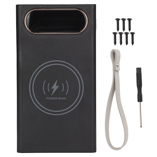 L12 Nopea latausversio DIY Power Bank -sarja 12 18650 Akkulaatikko 22,5 W Langallinen 15 W Langaton