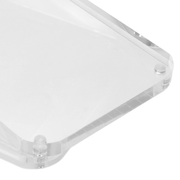Spilkortæske Transparent Akryl Spil Opbevaringsboks med 14 Slots til Switch for Lite Krystalboks