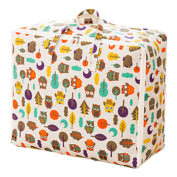 Cotton and linen printing packing bag finishing storage box moisture-proof soft storage bag