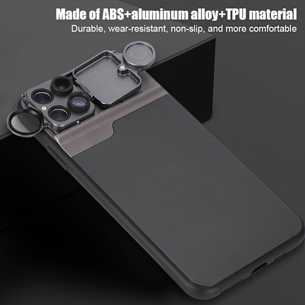 5 in 1 iPhone11/iPhone11 PRO/iPhone11 PRO MAX -puhelinkameran linssinsuojakotelo iPhone11 PRO MAX -puhelimelle