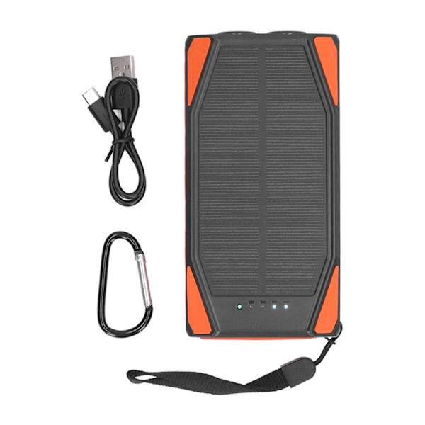 Solcellsladdare 10000mAh Trådlös Bärbar Solcellsladdare för Telefon