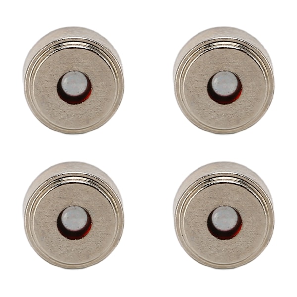 Rostfria Stålpärlor, 6 mm Storlek, Metall Mellanläggspärlor För DIY-projekt, 4 st, Imponerande Korrosionsbeständighet, Estetisk Design, Perfekt För Smycken