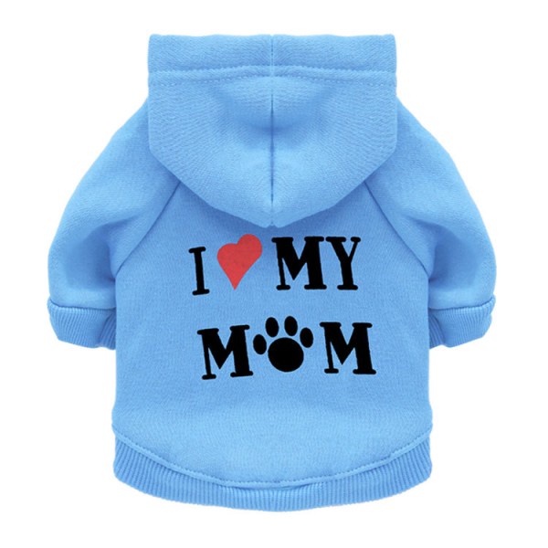 Dog T Shirt I Love My Mom Dog Tshirt for Small Dog Clothes,  f