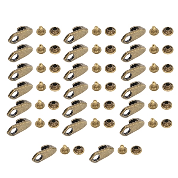 Legering Støvler Krog Nitte med Tape Bronze Vandresko Fastener Stykke Beklædningstilbehør