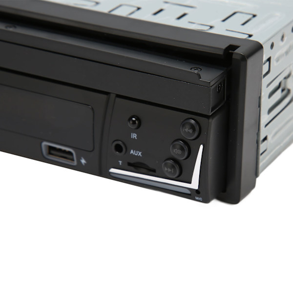 7 tums Bluetooth-bilvideospelare RDS FM AM-bilradiospelare HD infällbar pekskärm med 12 LED-backupkamera manuell typ