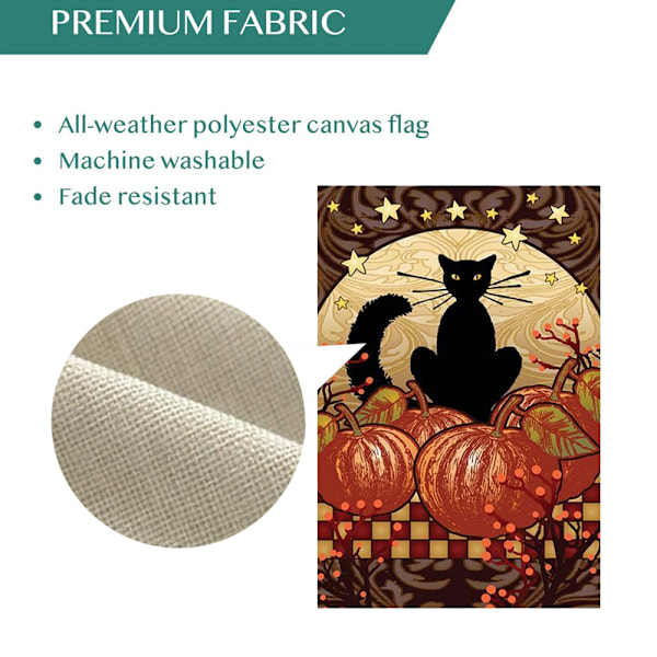 Burlap Vertical Double Sided, Trick or Treat Garden Flag Vertic