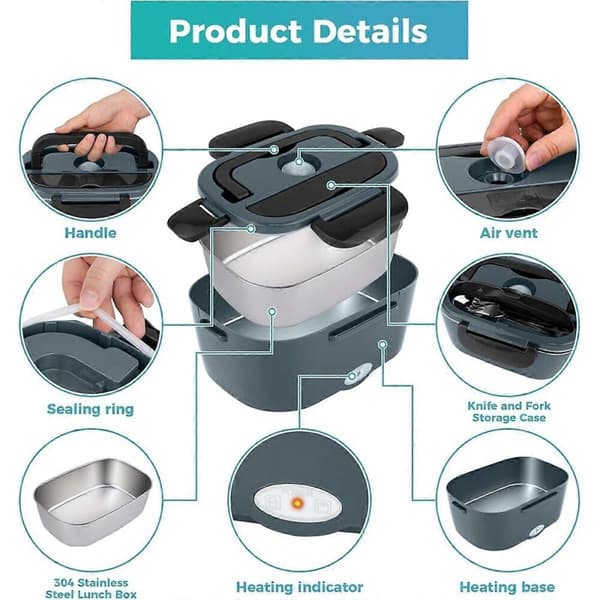 80W elektrisk matboks