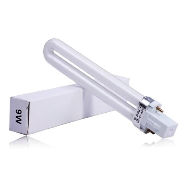 1/4 stk 9W neglekunst UV-lampe elektronisk negletørrer UV-pære U-formet UV-lys