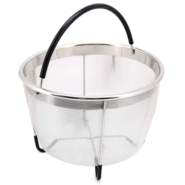 Dampindsindsats i rustfrit stål til Instant Pot, med silikone