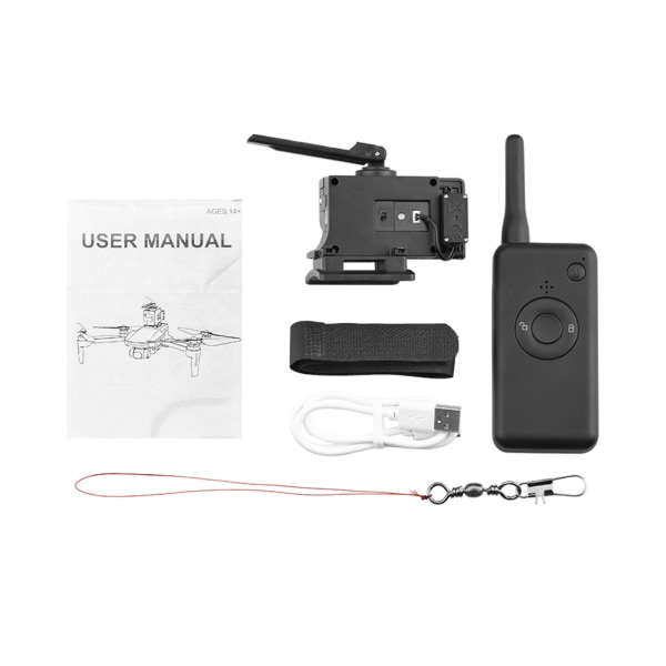 Airdrop Air Drop System Kompatibel for GD91 Pro Drone Fisking Bait Bryllupsring Gave Brev Lever Liv Kaste Kaster