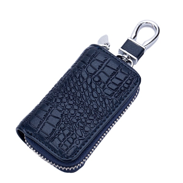 Universal crocodile print key bag for men