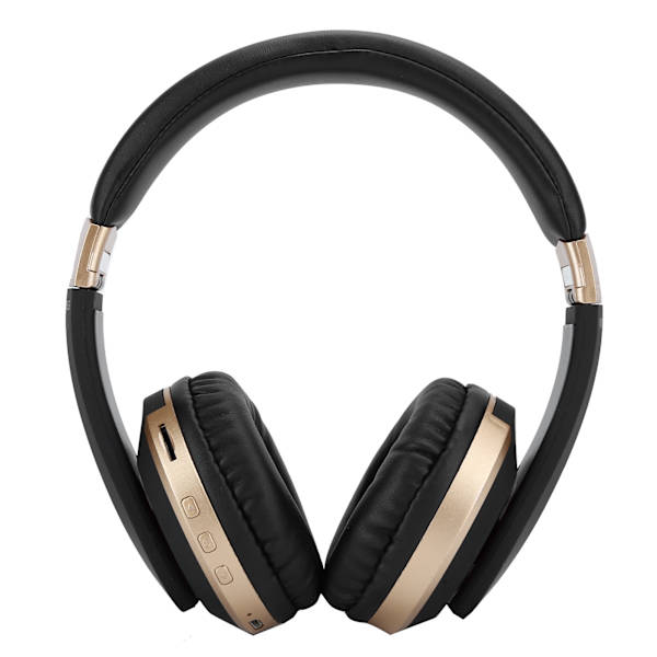 Hopfällbara Bluetooth-headset trådlösa over ear stereo-headset med mikrofon spelhörlurar