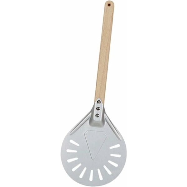 Enkel Pizzavändning, Non-Stick Pizzaspade med Perforerad Design, Portabel Storlek Idealisk för Utomhusäventyr