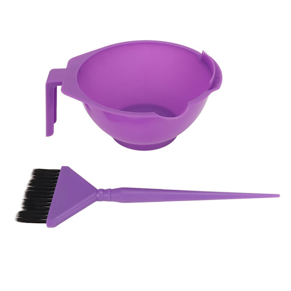 2 st hårfärgningsborste skål DIY färg hår färgning styling verktyg kit set för hem salong