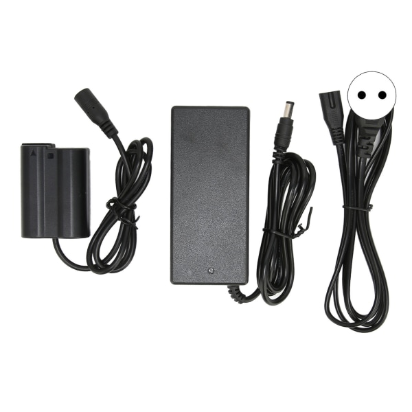 EL15 DC-kobling Dummy-batteri DC-kobling Strømadapter Kit til Nikon D7000 D7200 D7500 D500 D610 D750 100‑240V
