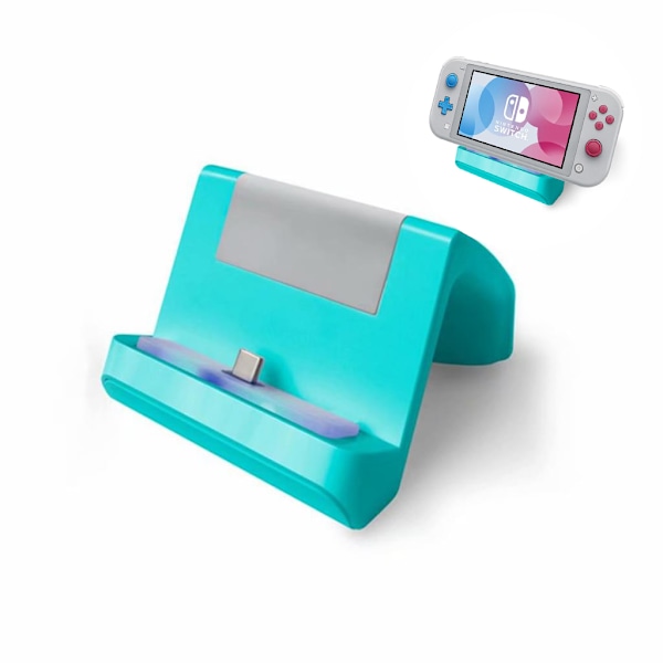 Nintendo Switch Dockningsstation, Ersättningsdocka med Multi-Port Switch Dockningsstation, Portabel Design och Effektivt Kylsystem