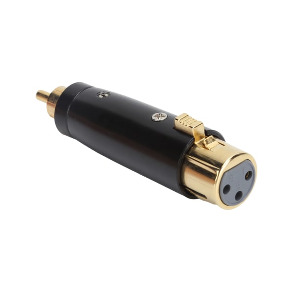 LZ1171G RCA-hane till XLR-hona adapter guldpläterad ljudkontakt för mixermikrofon