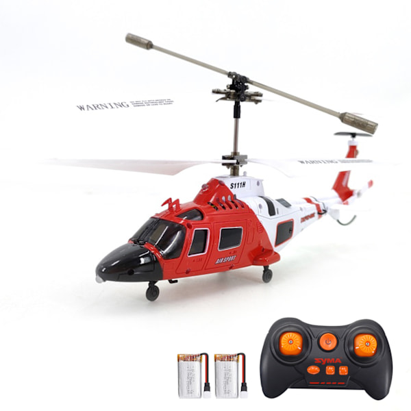 [通拓商品] SYMA S111H Fjärrstyrd Helikopter med Dubbla Propellrar 2.4GHz Fjärrkontroll Drönare Höjdhållning - Leksakspresent för Pojkar Flickor Vuxna med