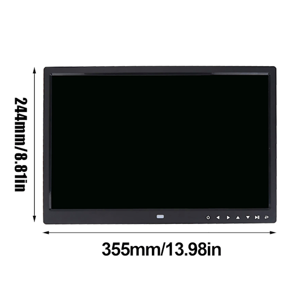 Timeless Gallery, 15 tums digital fotoram med pekskärm, Full HD IPS-skärm, flera funktioner, elegant design och inbyggda högtalare för en komplett upplevelse