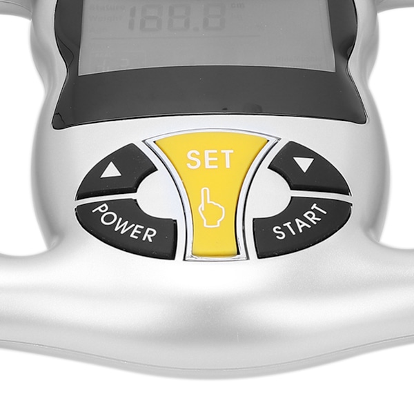 Handhållen kroppsfettmätningsinstrument BMI-mätare Fettanalysator Monitor Mätinstrument