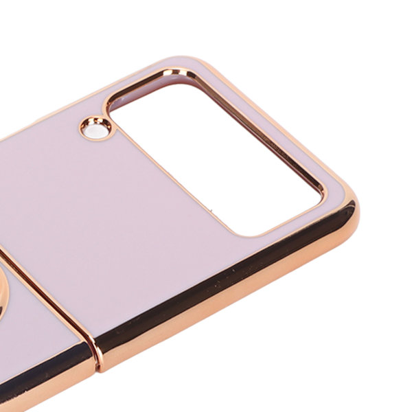 Smarttelefonbeskyttende deksel Bilmagnetisk telefondeksel med 360 graders rotasjon Finger Loop Stand for Z Flip 3