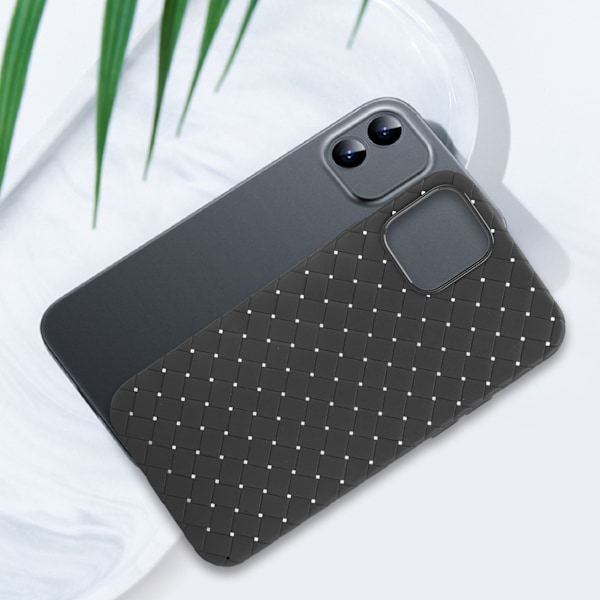 Älypuhelimen takakansi, pölytiivis suojakotelo iPhone 12/12 Prolle (harmaa)